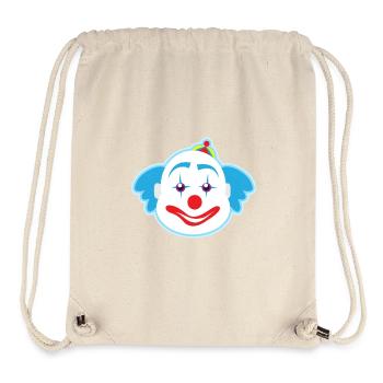 funny clown plants fruits vegetables kids motifs - Stanley/Stella Recycled Gym Bag - natural - Front