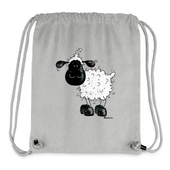Cute sheep shirt design - Stanley/Stella Recycled Gym Bag - heather grey - Front