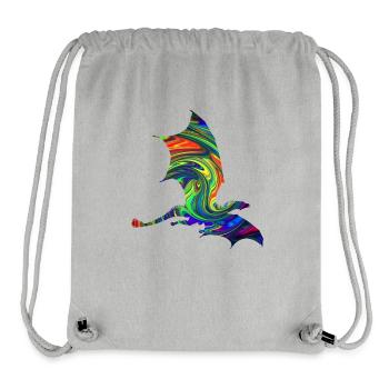 Dragon - Stanley/Stella Recycled Gym Bag - heather grey - Front
