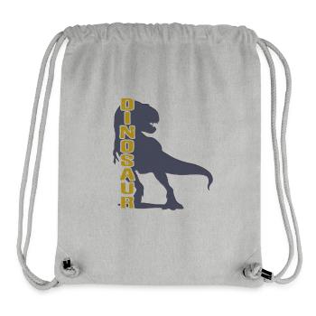 Dinosaur - Dinos - Stanley/Stella recycelter Gym Bag - Grau meliert - Vorne