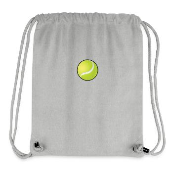 Balle de tennis - Sac à cordon recyclé Stanley/Stella - gris chiné - Devant