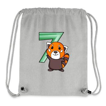 Red Panda - Stanley/Stella Recycled Gym Bag - heather grey - Front