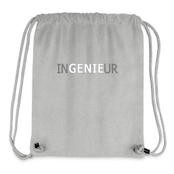 Ingenieur - Stanley/Stella recycelter Gym Bag - Grau meliert - Vorne