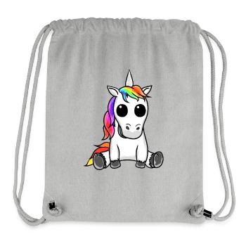 Alien Unicorn Intoxication Alien Drugs Extasy - Sac à cordon recyclé Stanley/Stella - gris chiné - Devant