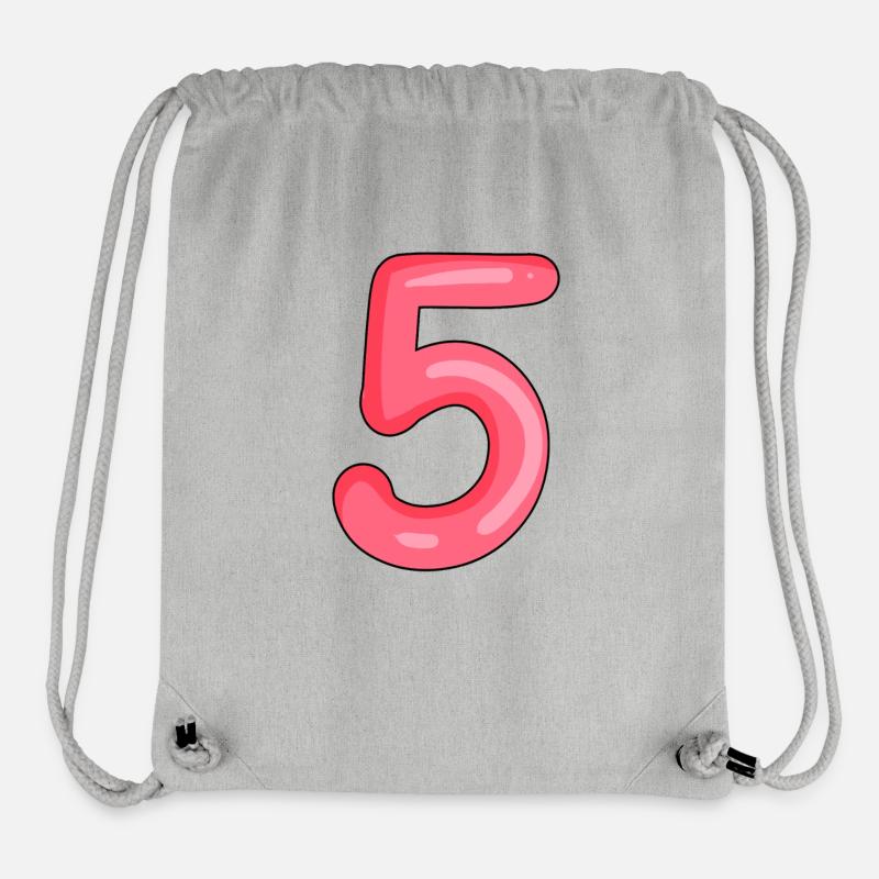 5 - Sac à cordon recyclé Stanley/Stella - gris chiné