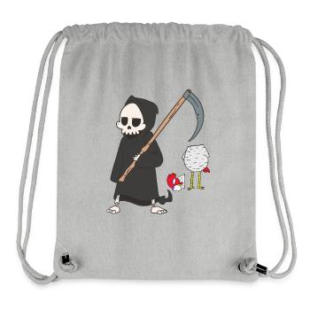 Death Grim Reaper Chicken Horror Halloween Head Brutal - Stanley/Stella Recycled Gym Bag - heather grey - Front