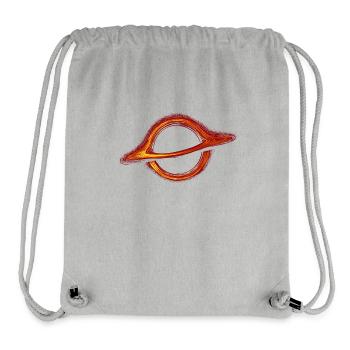 Schwarzes Loch - Stanley/Stella recycelter Gym Bag - Grau meliert - Vorne