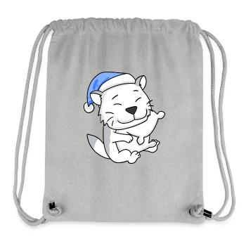 Katze Katzenrasse Burmilla - Stanley/Stella recycelter Gym Bag - Grau meliert - Vorne