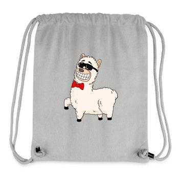 Cool Alpaca - Stanley/Stella Recycled Gym Bag - heather grey - Front
