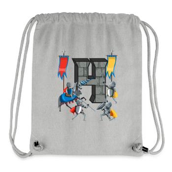 Medieval Knights Medieval History - Stanley/Stella Recycled Gym Bag - heather grey - Front