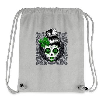 Saint Patricks Day Kelten Schottisch - Stanley/Stella recycelter Gym Bag - Grau meliert - Vorne
