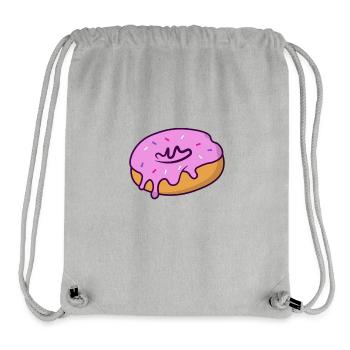 Donut dripping - Stanley/Stella Recycled Gym Bag - heather grey - Front