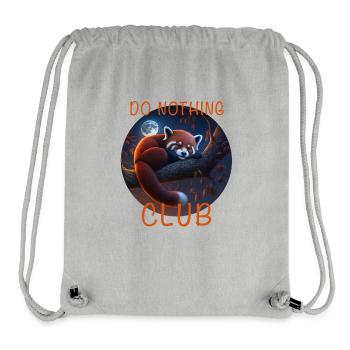 Red panda - Stanley/Stella Recycled Gym Bag - heather grey - Front