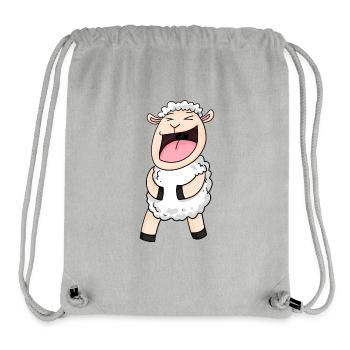 Sheep laughs - Stanley/Stella Recycled Gym Bag - heather grey - Front