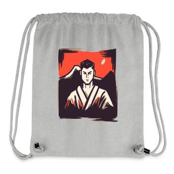 Japanische Rote Sonne: Kampfkunst Karate - Stanley/Stella recycelter Gym Bag - Grau meliert - Vorne