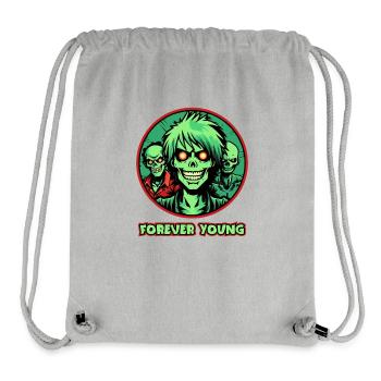 Forever Young, the Zombie Gang - Stanley/Stella Recycled Gym Bag - heather grey - Front