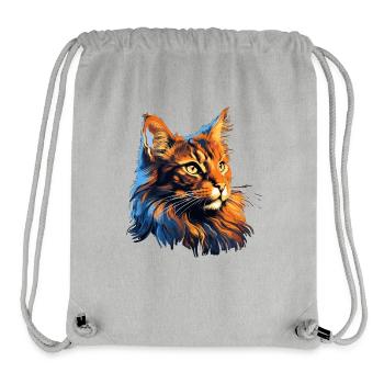 Maine Coon - Stanley/Stella Recycled Gym Bag - heather grey - Front