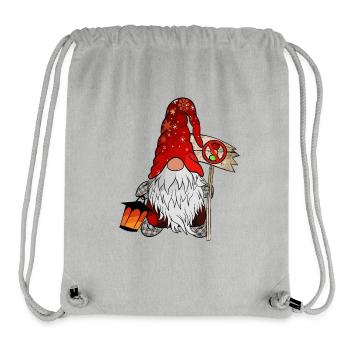Anti Traffic Light Imp Christmas Dwarf - Stanley/Stella Recycled Gym Bag - heather grey - Front
