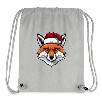 Fuchs Kopf Weihnachten Christmas - Stanley/Stella recycelter Gym Bag - Grau meliert - Vorne
