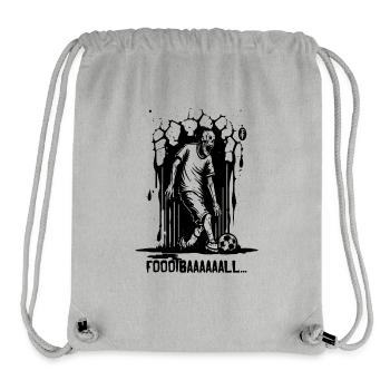 A soccer zombie - Stanley/Stella Recycled Gym Bag - heather grey - Front