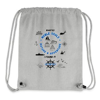 Sea worker ocean lover - Stanley/Stella Recycled Gym Bag - heather grey - Front