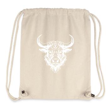 Bull Head Taurus Taurus - Stanley/Stella Recycled Gym Bag - natural - Front