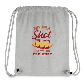 Pre-Wedding Shot Shout - Stanley/Stella Recycled Gym Bag - heather grey - Front