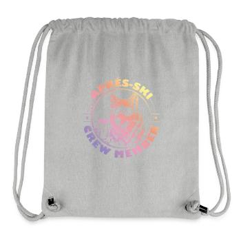 Wolf Après Ski Team Saying Colorful - Stanley/Stella Recycled Gym Bag - heather grey - Front