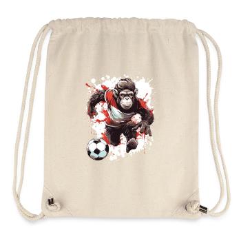 Monkey Soccer Sports Team - Stanley/Stella Recycled Gym Bag - natural - Front