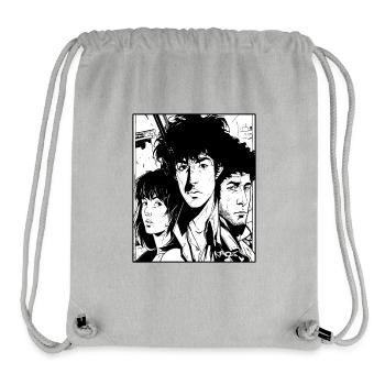 Cartoon Anime Manga Site - Stanley/Stella Recycled Gym Bag - heather grey - Front