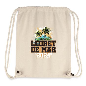 Lloret De Mar 2024 Voyage Vacances - Sac à cordon recyclé Stanley/Stella - blanc naturel - Devant