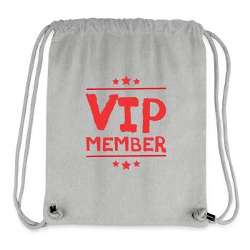 Vip Mitglied - Stanley/Stella recycelter Gym Bag - Grau meliert - Vorne