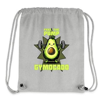 Gymocado - the active avocado - Stanley/Stella Recycled Gym Bag - heather grey - Front