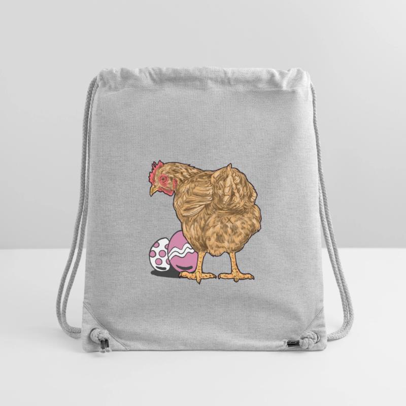 Chicken, Poultry, Poultry, Eggs, Egg, Easter, Easter Egg Stanley/Stella Recycled Gym Bag