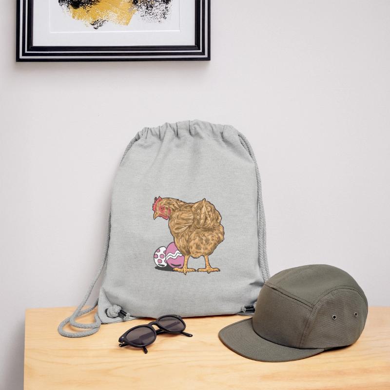 Chicken, Poultry, Poultry, Eggs, Egg, Easter, Easter Egg Stanley/Stella Recycled Gym Bag