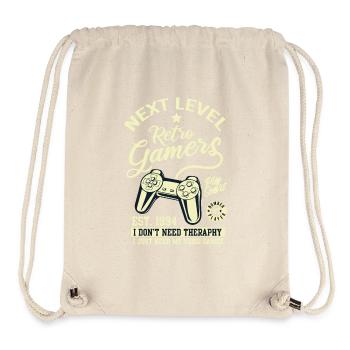 Retro Gamers - Stanley/Stella recycelter Gym Bag - Naturweiß - Vorne