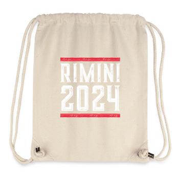 Jours fériés Rimini 2024 - Sac à cordon recyclé Stanley/Stella - blanc naturel - Devant