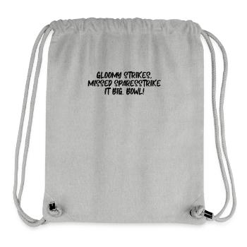 Bowling - Gloomy Strikes, Missed SparesStrike it - Stanley/Stella Recycled Gym Bag - heather grey - Front