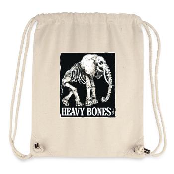 Heavy Bone Elephant Design - Stanley/Stella Recycled Gym Bag - natural - Front
