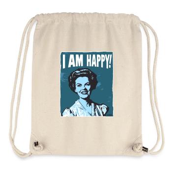 Happy, insane housewife of the 1950s - Stanley/Stella Recycled Gym Bag - natural - Front