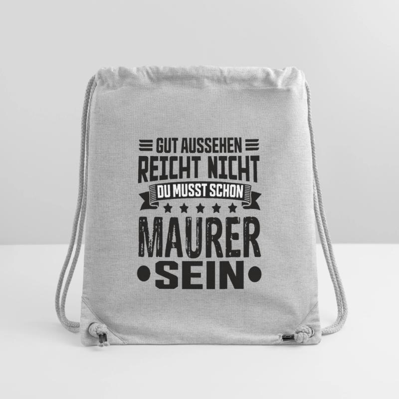 Bricklayer Building Construction Structural Engineer Bricklayer Funny Stanley/Stella Recycled Gym Bag