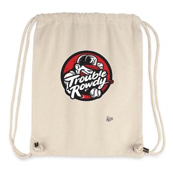 Lustige Sport-Parodie: Baseball-Team Trouble Rowdy - Stanley/Stella recycelter Gym Bag - Naturweiß - Vorne