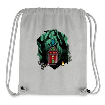 Wald Märchen Märchenfigur Kind Kinder Waldtiere - Stanley/Stella recycelter Gym Bag - Grau meliert - Vorne