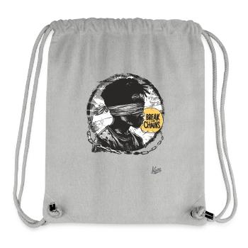 Break the chains! - Stanley/Stella Recycled Gym Bag - heather grey - Front