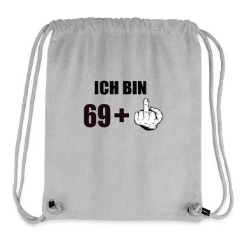 70th Birthday - Stanley/Stella Recycled Gym Bag - heather grey - Front