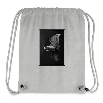 Bat Fledermäuse Fledermaus - Stanley/Stella recycelter Gym Bag - Grau meliert - Vorne