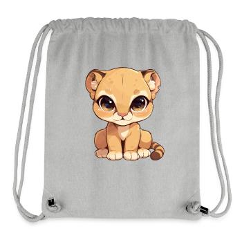 Cougar Mountain Lion Mountain Lion - Sac à cordon recyclé Stanley/Stella - gris chiné - Devant