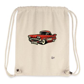 Cholo Classic Car: Lowrider-Legende auf der Straße - Stanley/Stella recycelter Gym Bag - Naturweiß - Vorne
