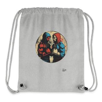 Vintage Schwergewichts-Boxer Wettkampf - Stanley/Stella recycelter Gym Bag - Grau meliert - Vorne