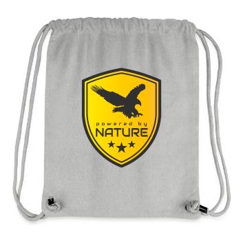 ANGETRIEBEN VON DER NATUR - Stanley/Stella recycelter Gym Bag - Grau meliert - Vorne